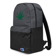 Embroidered Champion Backpack green leaf