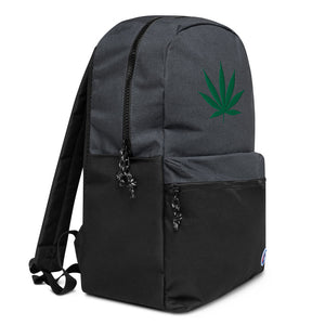 Embroidered Champion Backpack green leaf